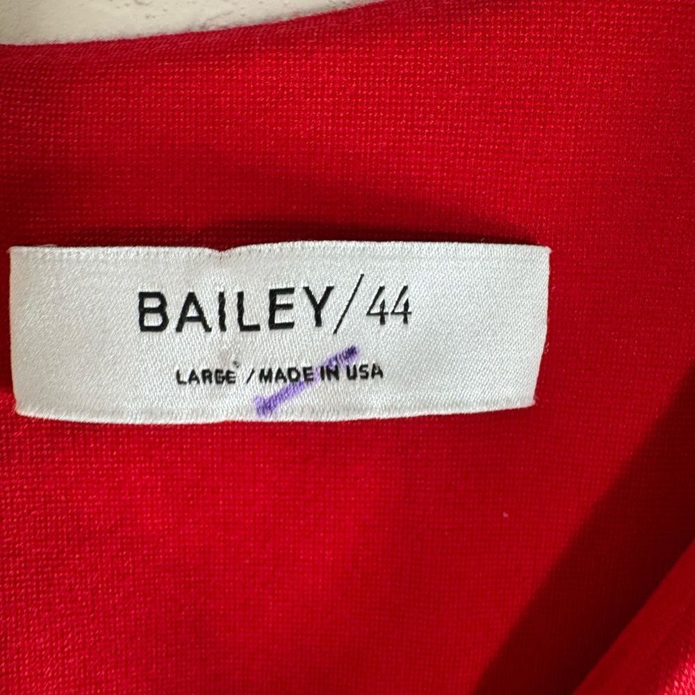 Bailey 44 Elegant Red Bell Sleeve Dress NWT - Picture 8 of 14